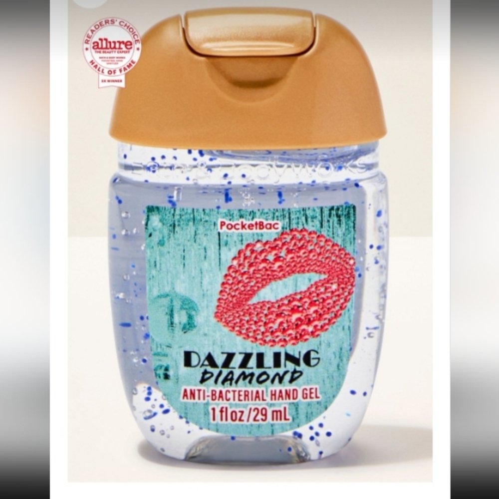 Dazzling Diamond Anti-Bacterial Hand Gel - Blue